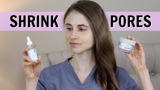 SHRINK YOUR PORES TIPS FROM A DERMATOLOGIST DR DRAY [upl. by Enilasor]