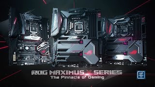 ROG Maximus X Series Z370 Motherboards  ROG [upl. by Grosz]