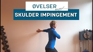 Øvelser mot Skulder Impingement Avklemming i Skulderen [upl. by Ardyaf]