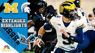 Michigan vs Michigan State  EXTENDED HIGHLIGHTS  10212023  NBC Sports [upl. by Jeraldine]