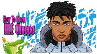 How to draw NLE Choppa step by step [upl. by Burlie]