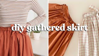 How To Make The Perfect Gathered Skirt [upl. by Slosberg]