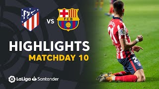 Highlights Atletico Madrid vs FC Barcelona 10 [upl. by Broome923]