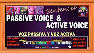 Voz Pasiva Y Activa En Ingles  Oraciones Con Passive Voice And Active Voice [upl. by Neik]