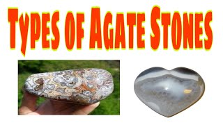 Ten Different Types of Agate Stones [upl. by Deden]