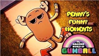 The Amazing World Of Gumball  Pennys Funny Moments [upl. by Angelia]