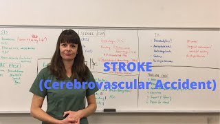 Stroke  Cerebrovascular Accident CVA [upl. by Saber]