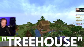 Philza improves his Treehouse  Origins SMP [upl. by Dud]