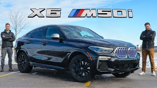 2020 BMW X6 M50i  The 100000 SUV That Actually Glows [upl. by Yekcir]