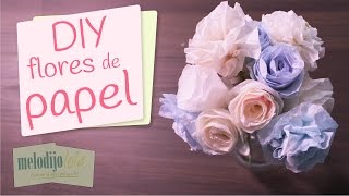 DIY Rosas para regalar  Cómo hacer rosas de papel  Paper flowers tutorial [upl. by Matthaeus]