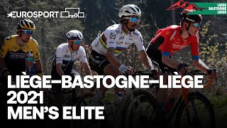 Liège–Bastogne–Liège 2021  Elite Men’s  Highlights  Cycling  Eurosport [upl. by Sylvie414]