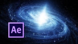 Stunning 3D GALAXY  After Effects TUTORIAL  TEMPLATE [upl. by Anilesor]