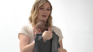 How Do I Face Baby In with the Embrace Carrier taller than 23 in Ergobaby [upl. by Ennalyrehc]