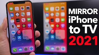 How to Mirror iPhone Screen to Any TV  2021 [upl. by Etienne883]