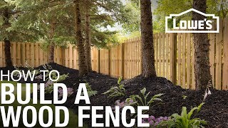 How to Build a Wood Fence [upl. by Frere]