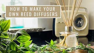 How To Make Your Own Reed Diffusers [upl. by Yffub]