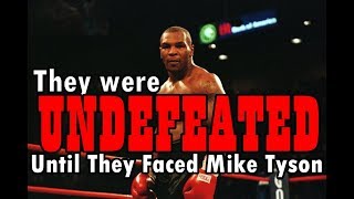 Mike Tyson vs 6 UNDEFEATED Opponents [upl. by Selima]