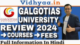 GALGOTIAS UNIVERSITY GREATER NOIDA  REVIEW 2025  PLACEMENT  RANKING  FEES  ADMISSION [upl. by Eitsirc]