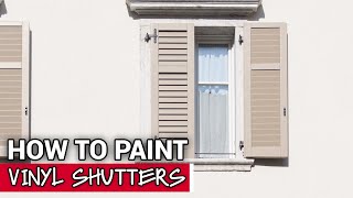 How To Paint Vinyl Shutters  Ace Hardware [upl. by Humphrey]