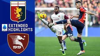 Genoa vs Salernitana Extended Highlights  Serie A  CBS Sports Golazo [upl. by Donnamarie]