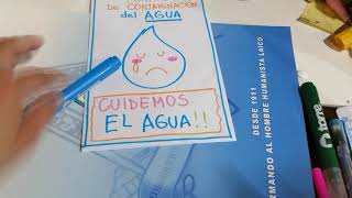 DÍPTICO CONTAMINACIÓN DEL AGUA [upl. by Lonergan981]