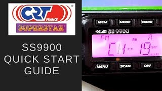 CRT SS 9900 Anytone 6666 total beginners guide CB radio [upl. by Codding725]