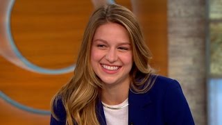 Melissa Benoist on quotSupergirlquot Jeb Bushs quothotquot comment [upl. by Webber]