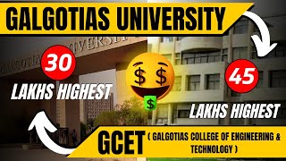 Galgotias College VS Galgotias University  Fees  Scholarship  Real placemnet record [upl. by Maples]