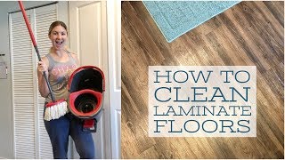 HOW TO CLEAN LAMINATE FLOORS  OCEDAR MICROFIBER MOP REVIEW [upl. by Adnoek]