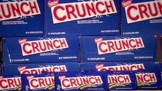 How Crunch Bars Are Made from Unwrapped  Food Network [upl. by Tolecnal]