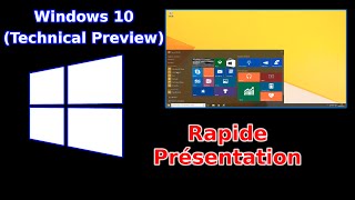 Tuto Windows 10 TP  Rapide présentation [upl. by Sirc65]