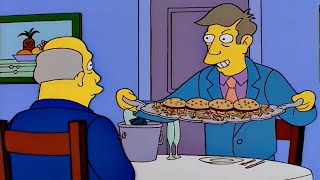 Steamed Hams Scene  Skinner Cooks Lunch for Chalmers  The Simpsons [upl. by Anihpesoj736]