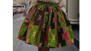 How to Make a Gathered Skirt Full Tutorial [upl. by Naloc]