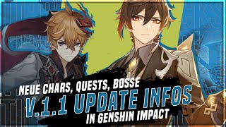 Version 11 Update Neue Charaktere Story Items und Weltbosskampf in Genshin Impact [upl. by Loar]