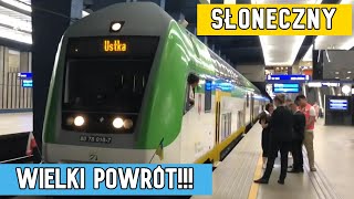 Pociąg Słoneczny i Pociągi Wakacyjne Warszawa Centralna [upl. by Nereids]