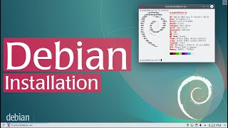 Download and Installation of Debian 107  Nonfree Drivers [upl. by Kcub]