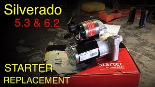 Silverado Sierra 53 amp 62 Starter Replacement 20142019 [upl. by Isaiah705]