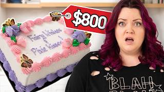 Whats The CHEAPEST vs Most EXPENSIVE Custom Cake I Can Order [upl. by Sholem]