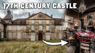 Incredible Abandoned 17th Century Castle in France  FULL OF HISTORICAL TREASURES [upl. by Oruntha]