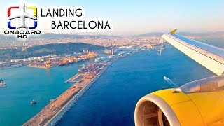 VUELING  Airbus A320  Eyecandy landing in Barcelona [upl. by Noirred]