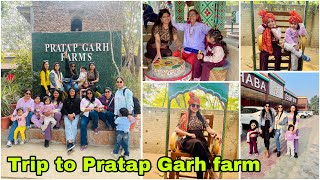 Trip to Pratapgarh Farm Jhajjar Haryana  Day outing near Delhi NCR  Unlimited food fun and games [upl. by Kela993]