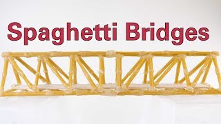 Spaghetti Bridges [upl. by Pokorny]