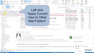 How to Change Color of Unread Messages In Inbox Outlook 2013  by Turner Time Management [upl. by Eugine]