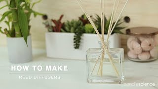 How to Make Reed Diffusers with Fragrance Oils  CandleScience Guide [upl. by Atsirtal]