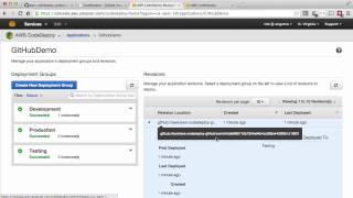 AWS CodeDeploy amp GitHub Integration  Automated Software Deployment on AWS [upl. by Lledal]