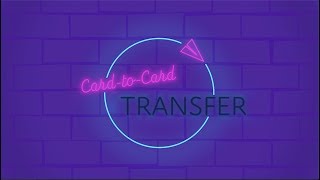 CardtoCard Transfer [upl. by Jabin]