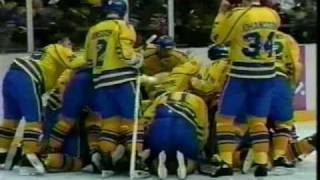 1994 Winter Olympics Canada vs Sweden [upl. by Erbma]