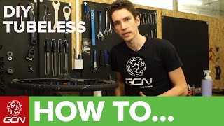 How To Make A DIY Cyclocross Tubeless Setup  Ghetto Tubeless Tyres [upl. by Breskin]