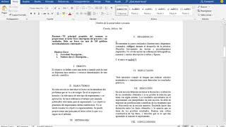 Como crear un articulo científico para proyectos o tareas WORD Nivel Ingeniería [upl. by Salokkin916]