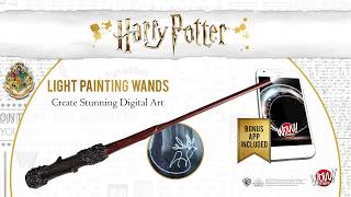 Harry Potter  Light Painting Wands from Wow Stuff [upl. by Eidnar]